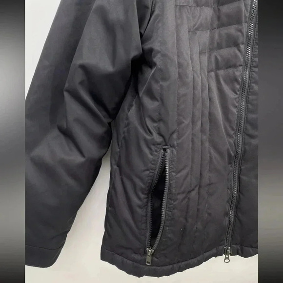 Eddie Bauer Mens Black Quality Goose Down Puffer Jacket Medium Outdoors - Picture 2 of 8